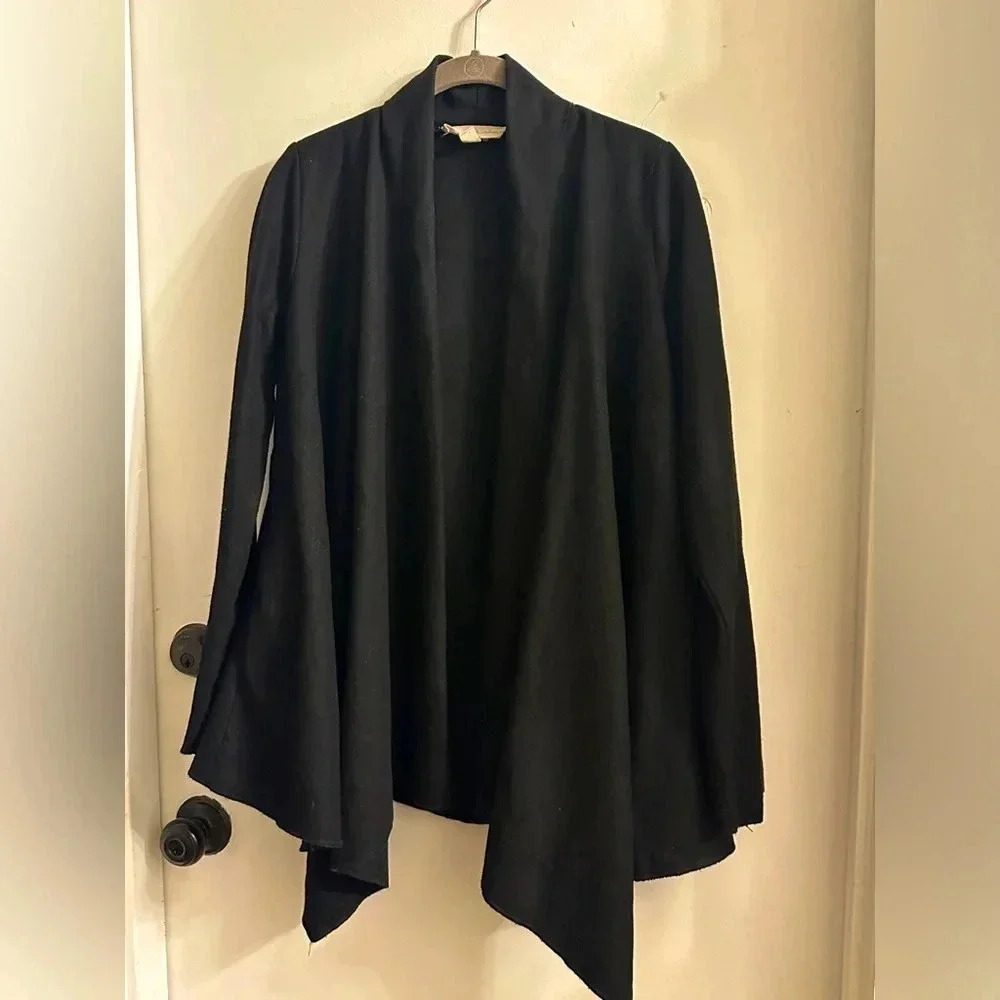 Staring at Stars black wool blend Draped cardigan small